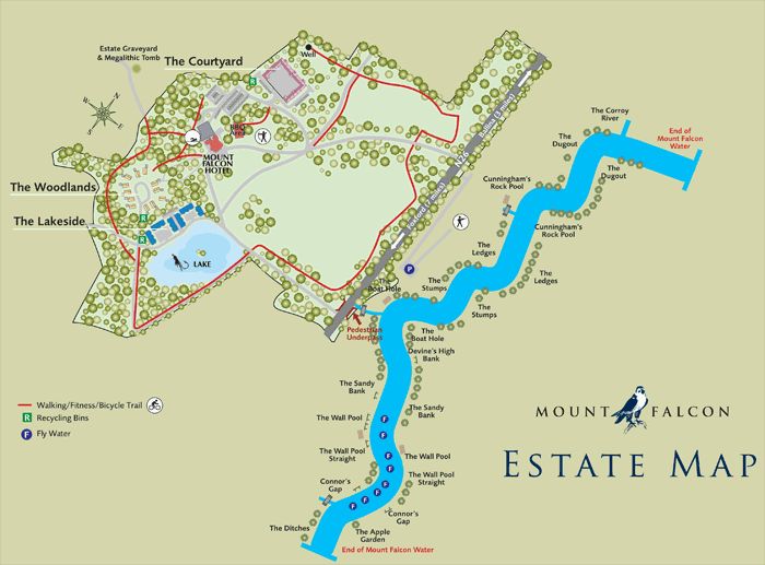Mount Falcon Estate Map Hotel Map
